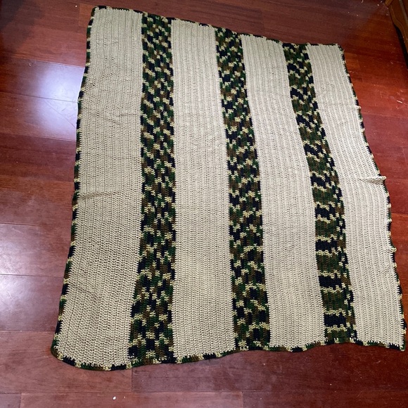 Custom Crochet/knitted Safari Children Blanket - Picture 1 of 1